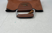 Load image into Gallery viewer, Jingpindaishu Womens Brown Leather Inner Pockets Lined Top Handle Handbag