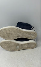 Load image into Gallery viewer, DKNY Womens Connie Blue Denim Round Toe Front Zip Sneaker Shoes Size 11M