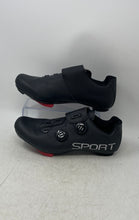 Load image into Gallery viewer, LXSO Mens Black 3 Bolt Adjustable Boa Dial Sport Cycling Shoes Size EUR 44