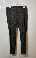 Load image into Gallery viewer, INC International Concepts Womens Green Black Animal Print Ankle Pants Size 10