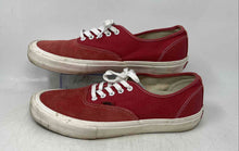Load image into Gallery viewer, Vans Mens OG Authentic LX 500714 Red White Lace-Up Sneaker Shoes Size 11.5