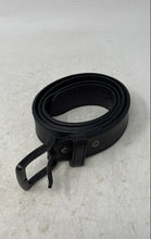 Load image into Gallery viewer, Levi's Mens Black Leather Metal Single Prong Buckle Adjustable Dress Belt