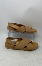 Load image into Gallery viewer, Timberland Womens Malibu Waves Khaki Suede Buckle Slingback Sandals Size 9