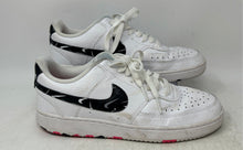 Load image into Gallery viewer, Nike Womens Court Vision Low DM8079-100 White Black Sneaker Shoes Size 8.5