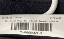 Load image into Gallery viewer, The North Face Mens Black Long Sleeve Half-Zip Fleece Jacket Size Medium