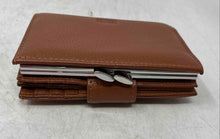 Load image into Gallery viewer, Giani Bernini Womens Brown Pebbled Leather Multiple Card Slots Bifold Wallet