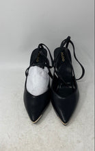 Load image into Gallery viewer, Aldo Womens Lisandre Black Pointed Toe Ankle Strap Stiletto Pump Heels Size 9