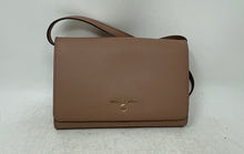 Load image into Gallery viewer, Michael Kors Womens Jet Set Brown Leather ID Window Card Holder Crossbody Purse