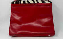 Load image into Gallery viewer, Adrienne Vittadini Womens Multicolor Zebra Print Single Strap Flap Shoulder Bag