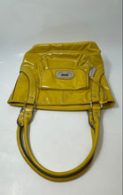 Load image into Gallery viewer, Franco Sarto Womens Yellow Inner Pockets Double Handle Shoulder Handbag