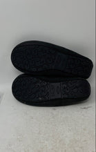Load image into Gallery viewer, UGG Mens Ascot 1103889 Black Leather Closed Toe Slip-On Loafer Slippers Size 11