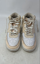 Load image into Gallery viewer, Nike Womens Court Vision Mid CD5436-800 Beige White Leather Sneakers Shoes Sz 9