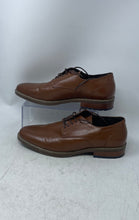 Load image into Gallery viewer, Van Heusen Mens Garrett Brown Faux Leather Low Top Oxford Dress Shoes Size 9M