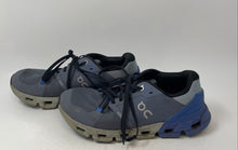 Load image into Gallery viewer, On Mens Cloudflyer 4 Blue Gray Low Top Lace-Up Sneaker Shoes Size 8