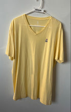 Load image into Gallery viewer, Psycho Bunny Mens Yellow Pima Cotton Short Sleeve Pullover T-Shirt Size 8