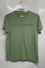 Load image into Gallery viewer, Psycho Bunny Unisex Green Pima Cotton Short Sleeve Logo Pullover T-Shirt Size 3