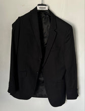 Load image into Gallery viewer, Apt.9 Mens Black Long Sleeve Notch Lapel Single-Breasted Two-Button Blazer 38R
