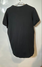 Load image into Gallery viewer, DKNY Womens Black Cotton Short Sleeve Crew Neck Embellished T-Shirt Size M