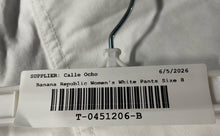 Load image into Gallery viewer, Banana Republic Womens White High-Rise Girlfriend Authentic Chino Pants Size 8