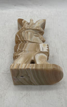 Load image into Gallery viewer, Multicolor Hand-Carved Marble Decorative Collectible Aztec-Style Bookend