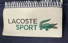 Load image into Gallery viewer, Lacoste Mens Blue Spread Collar Short Sleeve Sports Polo Shirt Size Large