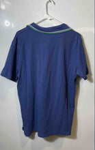 Load image into Gallery viewer, Psycho Bunny Mens Blue Pima Cotton Short Sleeve Spread Collar Polo Shirt Size 6
