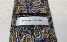 Load image into Gallery viewer, Pierre Cardin Mens Multicolor Paisley Print Adjustable Long Formal Designer Tie