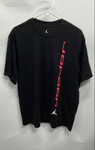 Load image into Gallery viewer, Jordan Mens Dri-Fit Black Cotton Jumpman Logo Short Sleeve T-Shirt Size Large
