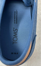 Load image into Gallery viewer, Toms Mens Carlo 10019629 Blue Round Toe Lace-Up Sneaker Shoes Size 10.5