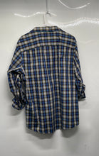 Load image into Gallery viewer, Perry Ellis Mens Multicolor Plaid Print Long Sleeve Slim Fit Button-Up Shirt XL