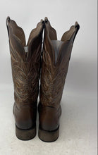 Load image into Gallery viewer, Rollda Mens NZX36 Brown Leather Mid-Calf Pull-On Cowboy Western Boots Size 9