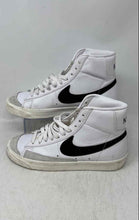 Load image into Gallery viewer, Nike Womens Blazer Mid 77 CZ1055-100 White Black Lace-Up Sneakers Shoes Size 7