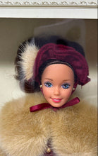 Load image into Gallery viewer, Mattel Victorian Elegance Burgundy Faux Fur Outfit Fashion Doll