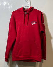Load image into Gallery viewer, Adidas Mens Red Chaminade-Madonna Long Sleeve Fleece Pullover Hoodie Size Small