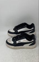 Load image into Gallery viewer, Puma Boys Carter 396317-46 White Black Leather Lace-Up Sneakers Shoes Size 2C