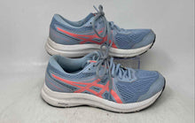 Load image into Gallery viewer, Asics Womens Gel Contend 7 1012A910 Light Blue Lace-Up Running Shoes Size 8 W