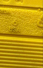 Load image into Gallery viewer, Melissa Womens Peace Yellow Buckle Peep-Toe Wedge Platform Sandals Size 6