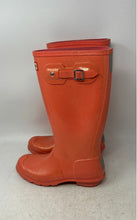 Load image into Gallery viewer, Hunter Kids Orange Round Toe Knee-High Waterproof Rain Boots Size 4B
