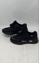Load image into Gallery viewer, Mens Black Round Toe Low Top Lace-Up Sneaker Shoes Size EUR 40