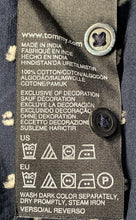 Load image into Gallery viewer, Tommy Hilfiger Womens Blue Spread Collar Long Sleeve Button-Up Shirt Size Small