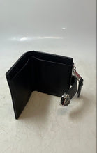 Load image into Gallery viewer, Steve Madden Womens Black Leather Credit Card Slots Bifold Wallet