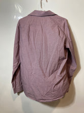 Load image into Gallery viewer, Tommy Hilfiger Mens Red White Printed Long Sleeve Button Front Dress Shirt Sz L