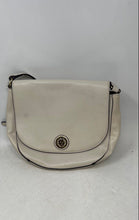 Load image into Gallery viewer, Anne Klein Womens Beige Gray Pebbled Leather Adjustable Strap Crossbody Bag