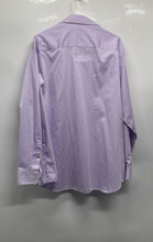Load image into Gallery viewer, Calvin Klein Mens Light Purple Long Sleeve Collared Dress Shirt Size 17