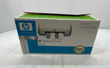 Load image into Gallery viewer, HP Deskjet D1341 White Gray USB Inkjet Compact Digital Printer Not Tested