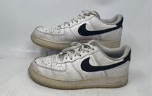 Load image into Gallery viewer, Nike Mens Air Force 1 '07 Black White Low Top Lace-Up Sneaker Shoes Size 10