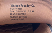 Load image into Gallery viewer, Vintage Foundry Co. Mens Davis Brown Leather Slip-On Penny Loafer Shoes Size 11