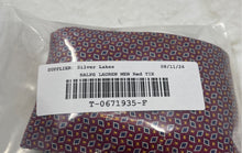 Load image into Gallery viewer, Lauren Ralph Lauren Mens Red Diamond Geometric Print Keeper Loop Pointed Tie