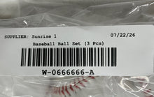 Load image into Gallery viewer, Set Of 3 Pieces White Leather Practice Training Hard Baseball Balls