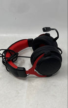 Load image into Gallery viewer, Red And Black Boom Microphone Adjustable Headband Over-Ear Wired Gaming Headset